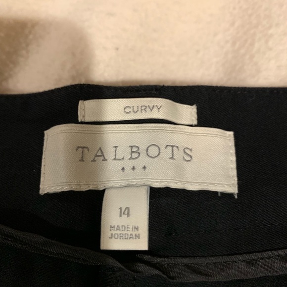 Talbots black pants size 14 - Picture 3 of 4